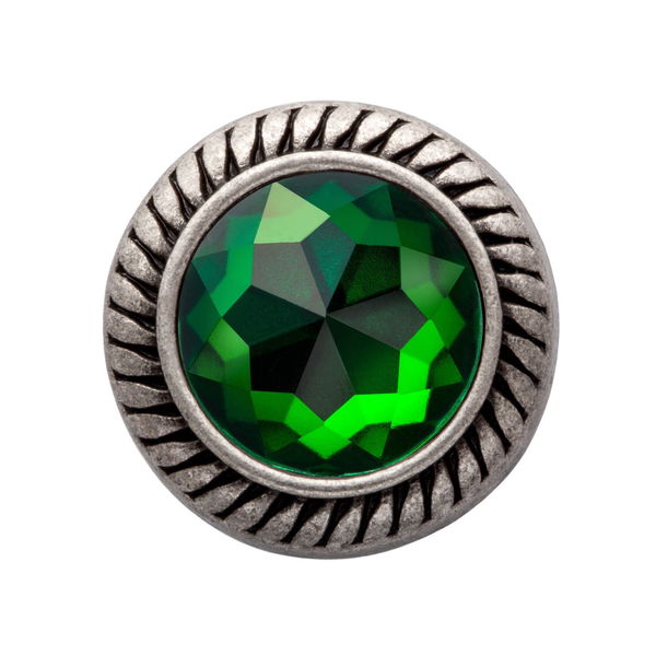 Round Gem (Set van 2) — Emerald