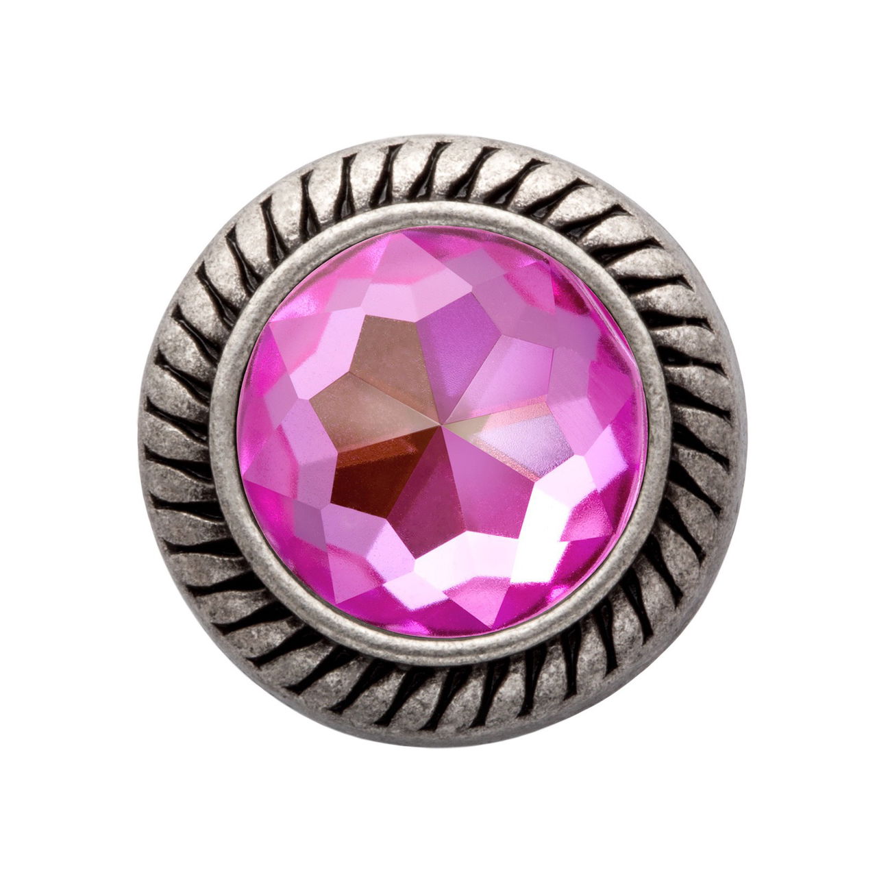 MiaMilo Round Gem Charm — Tourmaline