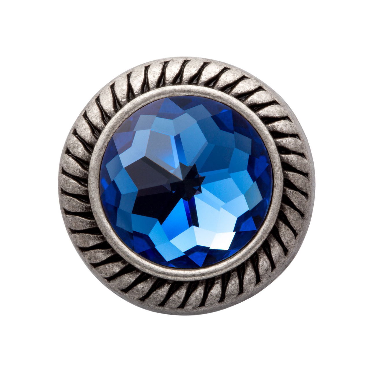 MiaMilo Round Gem Charm — Tanzanite